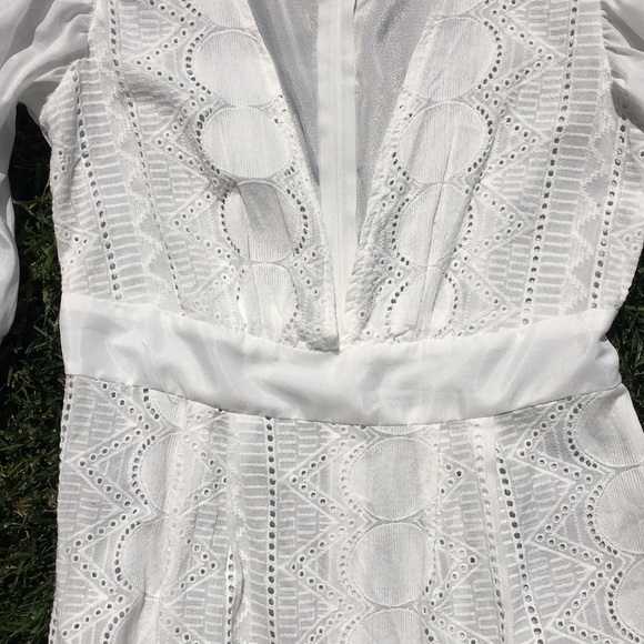 All white lice detail long dress…. - Picture 8 of 11